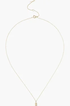 Chan Luu Necklaces^14K Gold Teddy Bear Necklace With Diamond Inlay