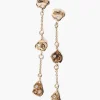 Chan Luu Earrings^14K Gold Tiered Coin And Diamond Earrings