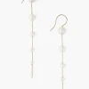 Chan Luu Earrings^14K Graduated White Pearl Earrings