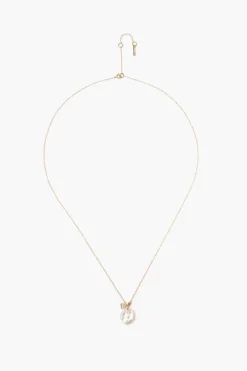 Chan Luu Necklaces^14K Keshi Pearl And Sliced Champagne Diamond Necklace