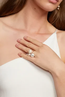 Chan Luu Rings^14K Phoebe Ring White Pearl