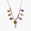 Chan Luu Necklaces^14K Rainbow Necklace Sapphire Mix