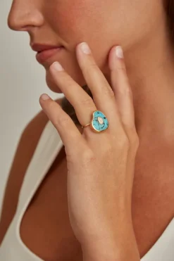 Chan Luu Rings^14K Turquoise Oasis Ring