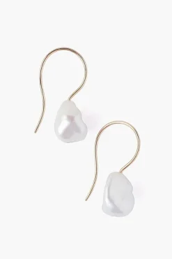Chan Luu Earrings^14K White Keshi Pearl Earrings
