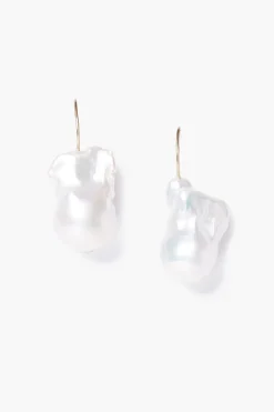Chan Luu Earrings^14K White Le Baroque Earrings