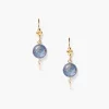 Chan Luu Earrings^Kyanite And Pearl Drop Earrings