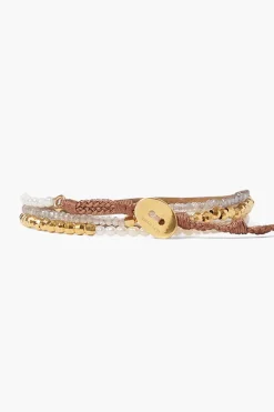 Chan Luu Bracelets^Labradorite Gold Wave Naked Wrap Bracelet