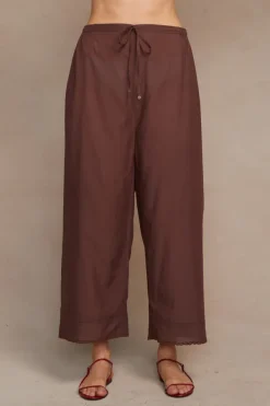 Chan Luu Bottoms^Lana Drawstring Pant Walnut