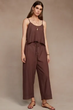 Chan Luu Bottoms^Lana Drawstring Pant Walnut