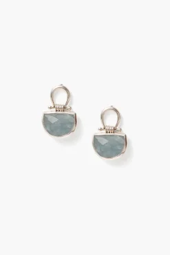 Chan Luu Earrings^Luna Stud Earrings Aquamarine