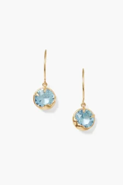 Chan Luu Earrings^March Birthstone Earrings Aquamarine Crystal