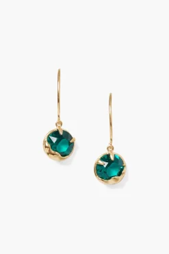 Chan Luu Earrings^May Birthstone Earrings Emerald Crystal