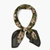 Chan Luu Bandanas^Meadow Floral Print Bandana Kombu Green