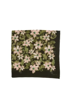 Chan Luu Bandanas^Meadow Floral Print Bandana Kombu Green
