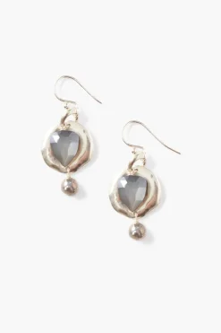 Chan Luu Earrings^Moonstone & Pearl Ostra Earrings