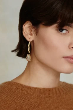 Chan Luu Earrings^Neve Crystal Drop Earrings Golden Shadow