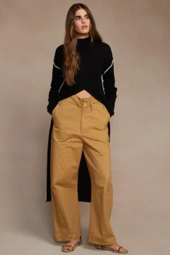 Chan Luu Bottoms^Paper Bag Barrel Pant Khaki