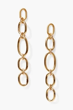 Chan Luu Earrings^Ravello Chain Earrings Gold