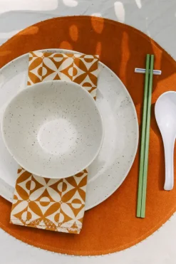 Chan Luu Placemats^Roasted Pecan Placemat Set