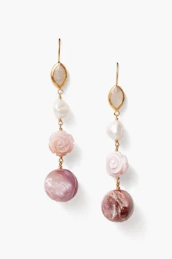 Chan Luu Earrings^Roseto Tiered Earrings Pink