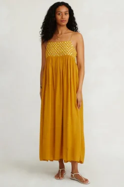 Chan Luu Dresses^Sahara Dress Ochre
