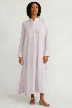 Chan Luu Dresses^Saman Embroidered Dress Orchid Hush