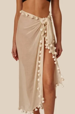 Chan Luu Bottoms^Seedpearl Tassle Sarong