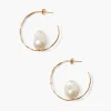 Chan Luu Earrings^Selene Hoop Earrings Yellow Gold