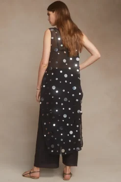 Chan Luu Dresses^Serena Sequin Tunic Black