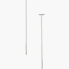 Chan Luu Earrings^Silver Bar Chain Thread Earrings