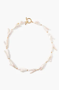 Chan Luu Necklaces^Soleil Necklace White Pearl