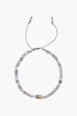 Chan Luu Bracelets^Tab Pull-Tie Bracelet Labradorite Mix