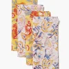 Chan Luu Napkins^Tangerine Reversible Block Print Napkin Set