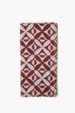 Chan Luu Napkins^Tawny Port Mod Tile Print Napkin Set