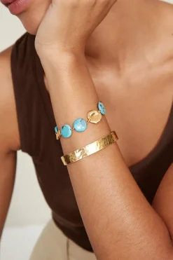 Chan Luu Bracelets^Turquoise Coin Bracelet Set