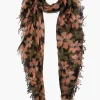 Chan Luu Scarves^Vibrant Green Meadow Floral Cashmere And Silk Scarf
