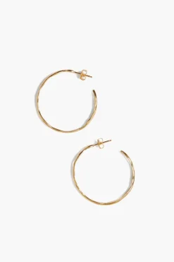Chan Luu Earrings^Wave Hoop Earrings Yellow Gold