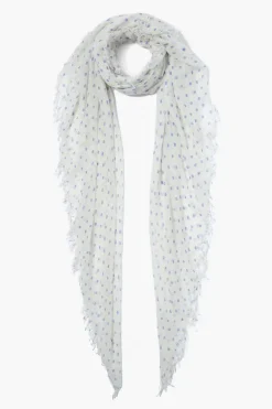Chan Luu Scarves^Wedgewood Dot Cashmere And Silk Scarf