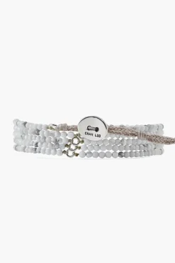 Chan Luu Bracelets^White Howlite Naked Five Wrap Bracelet