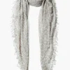 Chan Luu Scarves^White Leopard Print Cashmere And Silk Scarf