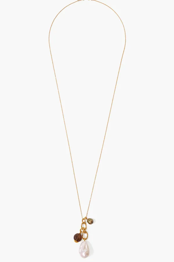Chan Luu Necklaces^White Pearl Mix Charm Necklace