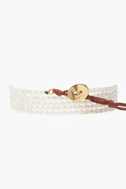 Chan Luu Bracelets^White Rice Pearl Naked Wrap Bracelet