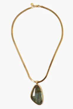 Chan Luu Necklaces^Yasmine Necklace Gold Labradorite