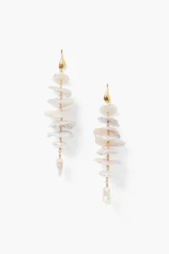 Chan Luu Earrings^Yuki Drop Earrings White Pearl
